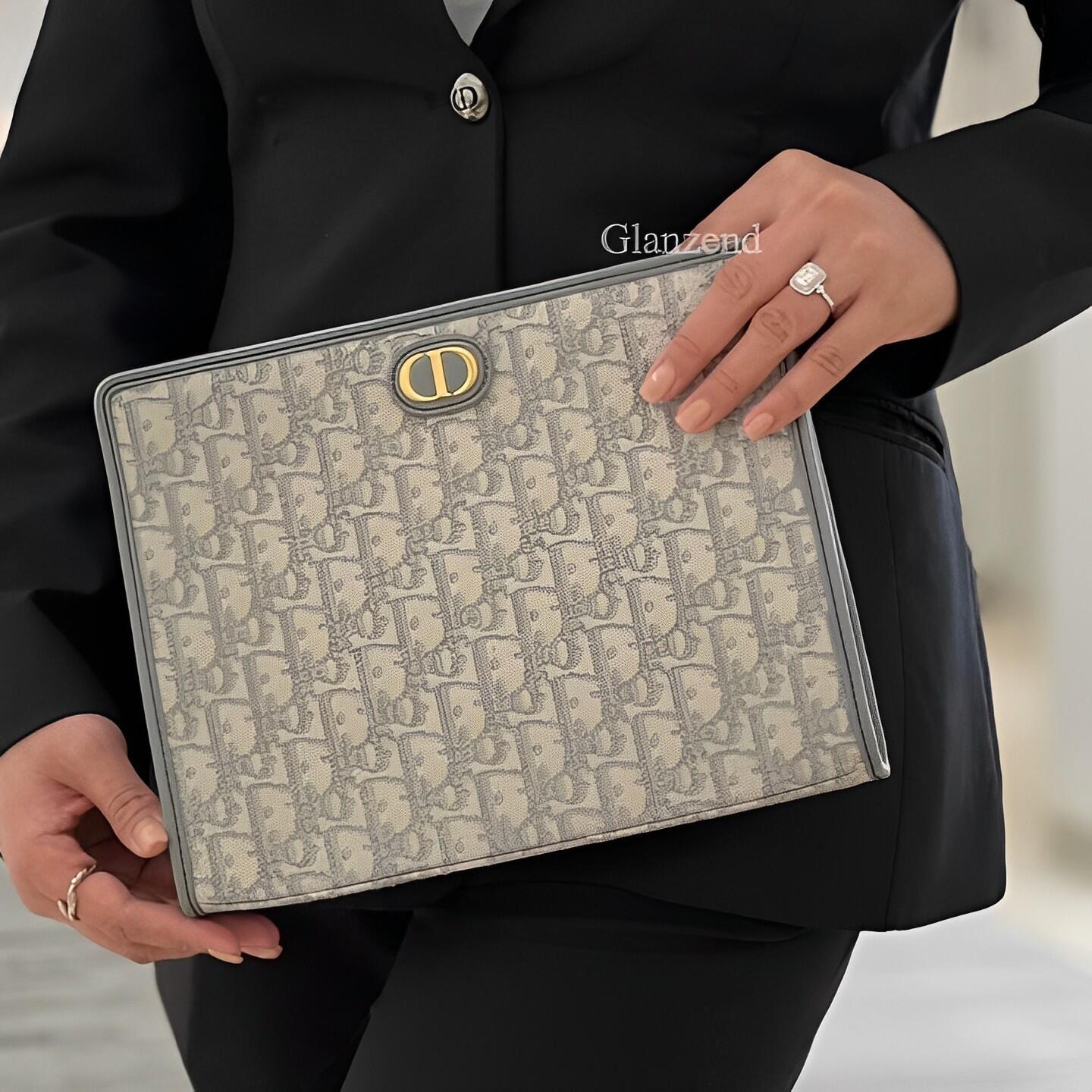 ★大人気★【Dior】《30 MONTAIGNE》オブリーク クラッチバッグ